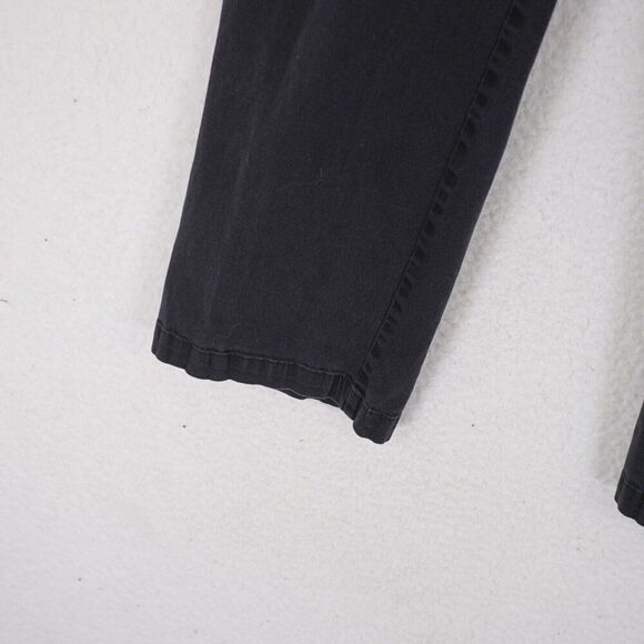 Gloria Vanderbilt Black Elastic Waist Chino High Rise Pants 18W 42/30 - Picture 2 of 8